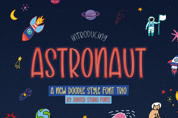Astronaut Trio: A Bold Display Font