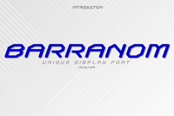 Barranom: A Bold Display Font for Web Design