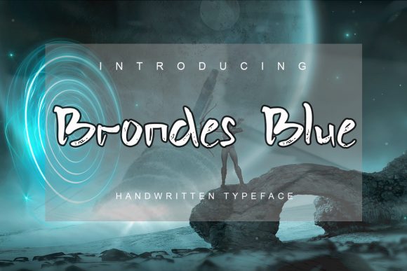 Brondes Blue: A Display Font for Web Design