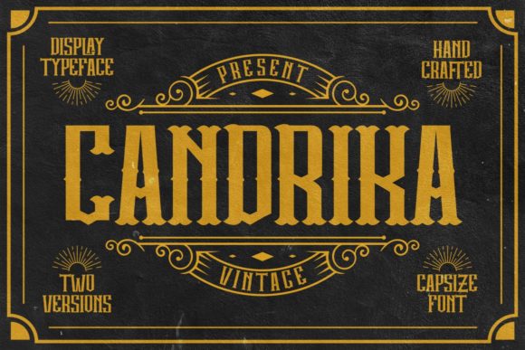 Candrika: A Bold Display Font
