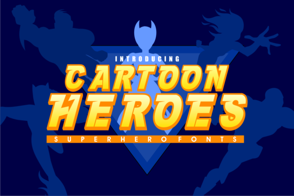 Cartoon Heroes Font for Web Design