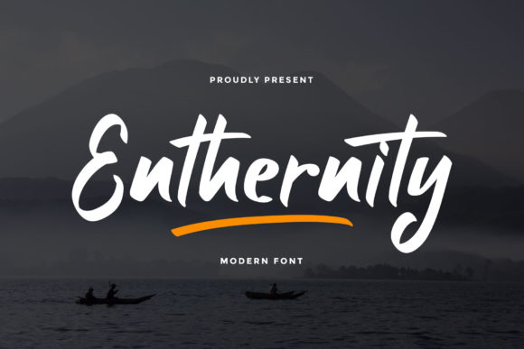 Enthernity: A Modern Font for Professional Branding