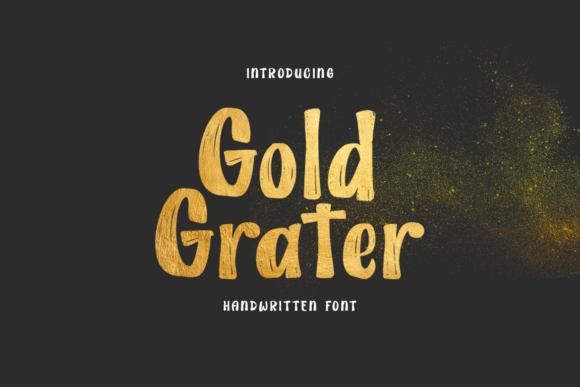 Gold Grater: A Bold Font for Creative Makers