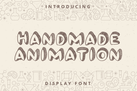 Handmade Animation: A Playful Display Font