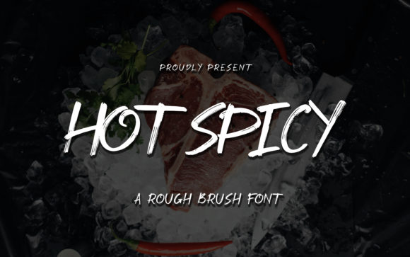 Hot Spicy: A Bold Display Font