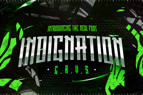 Indignation: A Bold Display Font