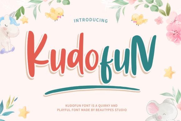 Kudofun: A Playful Display Font