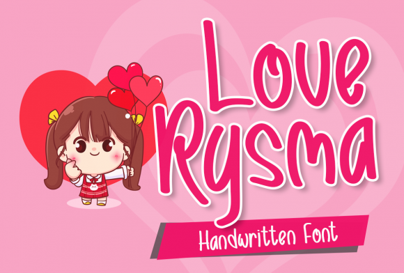 Love Rysma Font for Editorial Design