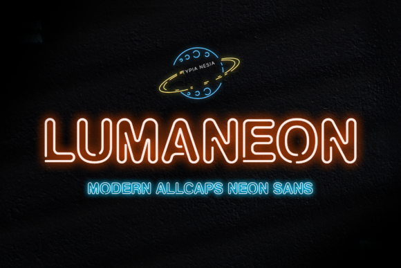 Lumaneon: A Bold Display Font for Creative Projects