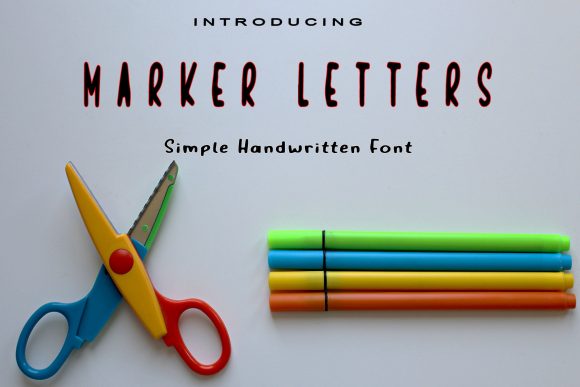 Marker Letters Font