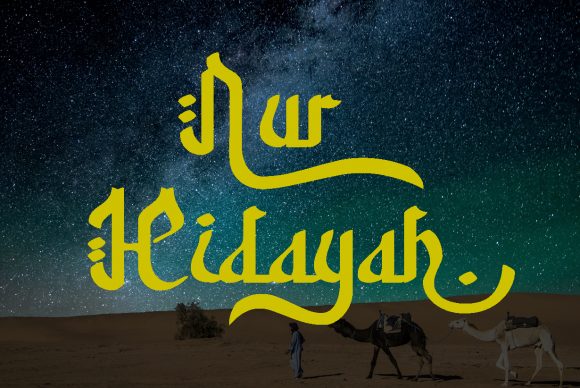 Nur Hidayah: A Font for Elegant Design