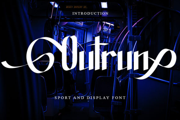 Outrun: A Stylish Display Font