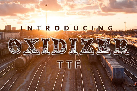 Oxidizer: A Bold Display Font