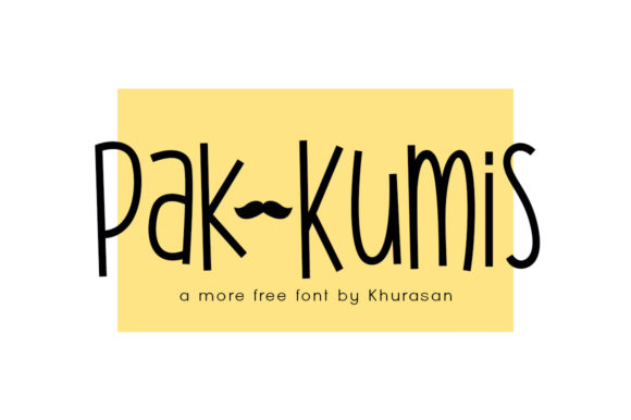 Pak Kumis: A Stylish Display Font