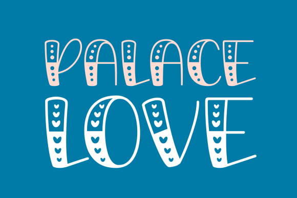 Palace Love: A Cool Display Font for Creative Projects