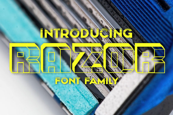 Razor: A Bold Display Font