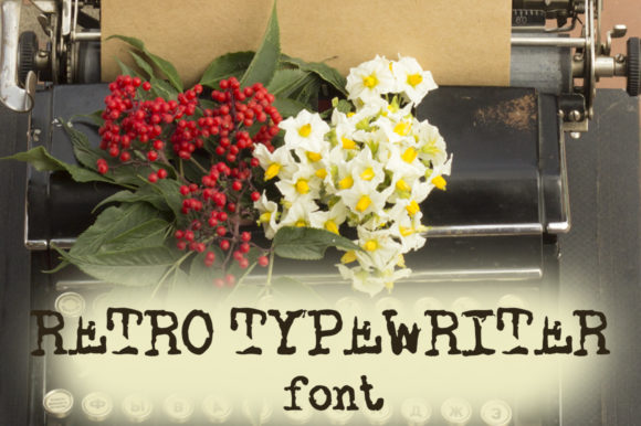 Retro Typewriter Font for Business