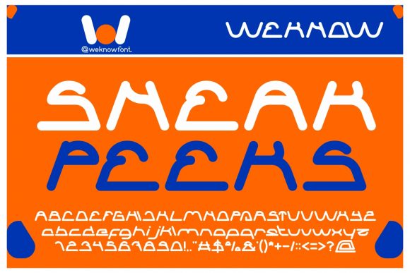 Sneak Peeks: A Modern Display Font