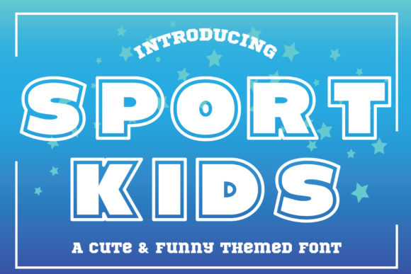 Sport Kids: A Bold Font for Dynamic Design