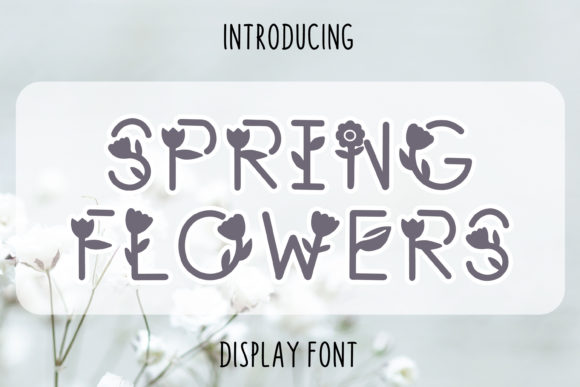 Spring Flowers Font Review