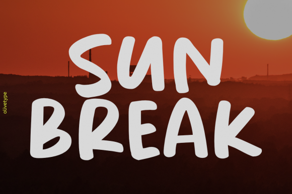 Sunbreak: A Bold, Relaxed Display Font