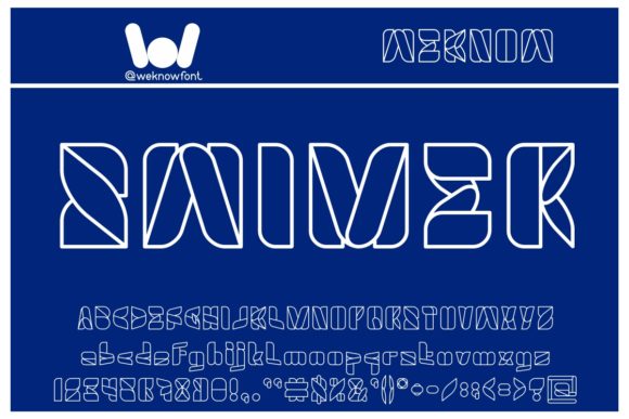 Swimer Font: Bold, Unique, and Perfect for Craft Projects