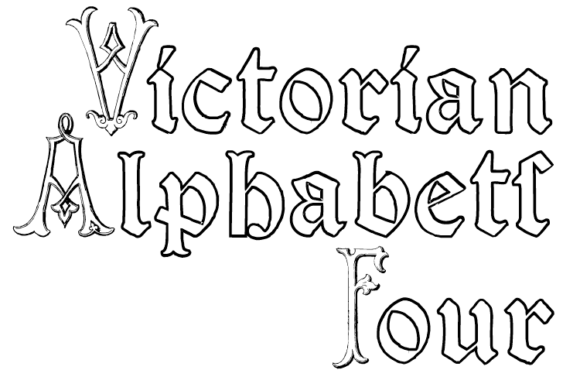 Victorian Alphabets Four: A Stylish Font for Business