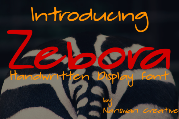 Zebora: A Modern Display Font